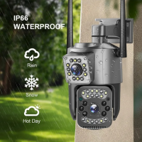 Уличная Wi-Fi камера TS-32W, два объектива, 8Мп