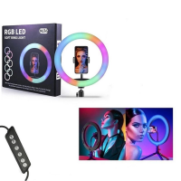 Кольцевая RGB LED лампа MJ36, 36 см
