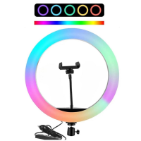 Кольцевая RGB LED лампа MJ36, 36 см