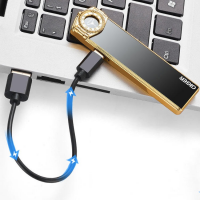 Слайдовая USB-зажигалка с спиральным нагревом