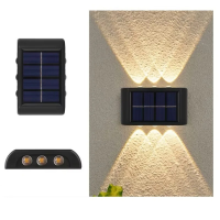 Светильник садовый, 6 LED, с солнечной панелью