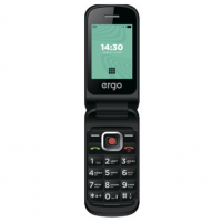 Мобильный телефон ERGO F241 Dual Sim Black, раскладушка