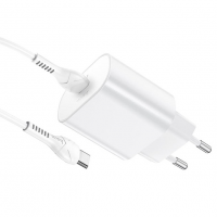 Сетевое зарядное устройство Hoco N22, PD 25W, с кабелем Type-C to Type-C (1 м)