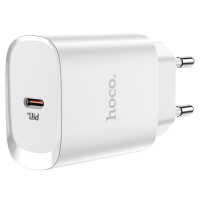 Сетевое зарядное устройство Hoco N14, PD 20W, с кабелем Type-C to Lightning