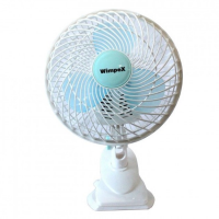Настольный вентилятор с прищепкой WimpeX WX-707, 180 мм, 2 скорости, 50 Вт
