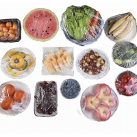 Универсальные пакеты на резинке для хранения продуктов, крышка-чехол на тарелку, набор 100 шт.