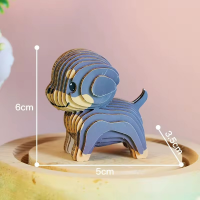 Мини-конструктор – Щенок (ZX-1069, 6×5×3.5 см)