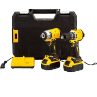 Набор аккумуляторного инструмента 2 в 1 KRAFFTEC 48V - Шуруповерт + Гайковерт