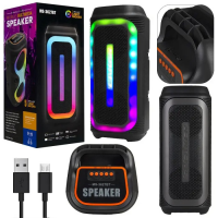 Портативная Bluetooth колонка MS-3627BT с LED-подсветкой