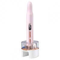 Аккумуляторная фрезерная машинка для маникюра Nail Machine  с подставкой, лампой для сушки ногтей, 6 насадками, 5 скоростями и дисплеем