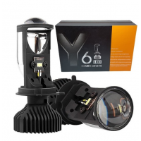 Комплект LED ламп с линзой H4