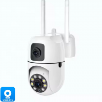 IP-камера видеонаблюдения Dual Lens V11 8 МП, 4K, Wi-Fi,