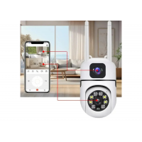 IP-камера видеонаблюдения Dual Lens V11 8 МП, 4K, Wi-Fi,