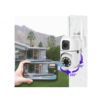 IP-камера видеонаблюдения Dual Lens V11 8 МП, 4K, Wi-Fi,
