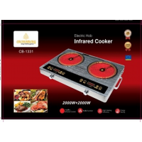 Инфракрасная электроплита Crownberg CB-1331 с двумя конфорками