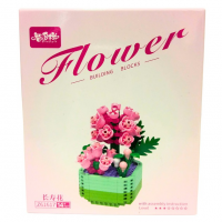 Конструктор 3D Blocks Flower "Розовые гиацинты" 61617 (205 деталей)