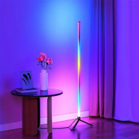 Напольная LED лампа 10W RGB с пультом и Bluetooth-управлением