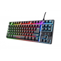 Игровая мембранная клавиатура TLK, 87 клавиш, RGB-подсветка