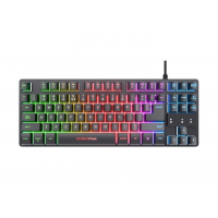 Игровая мембранная клавиатура TLK, 87 клавиш, RGB-подсветка