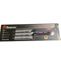 Плойка для волос тройная Domotec MS-481B 