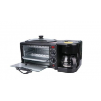 Электропечь,-электросковородка-кофеварка Domotec MS-5308B, 1050 Вт, 3 в 1