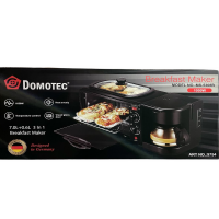 Электропечь,-электросковородка-кофеварка Domotec MS-5308B, 1050 Вт, 3 в 1