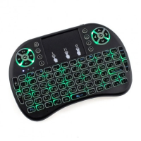 Беспроводная клавиатура MWK08/i8 LED + Touch с подсветкой