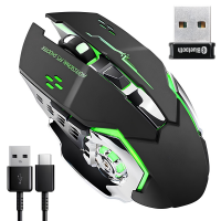 Беспроводная игровая мышь BT T2 с RGB подсветкой