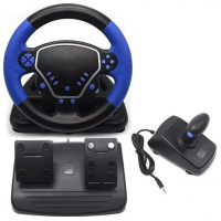 Игровой руль 4 в 1 с коробкой передач и педалями Multi-Function Steering Wheel