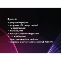 Акустическая переносная колонка ZXX-5560 100Вт 2x10"