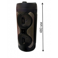 Колонка музыкальная портативная Bluetooth ZQS-6232, 2*6,5"