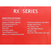 Портативная музыкальная колонка Bluetooth RX-8188