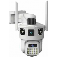 IP-камера видеонаблюдения SD39 (2 объектива, 4G, APP V380pro)