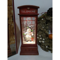 XMAS Новогодний ночник "Телефонная будка" WDL-2102B