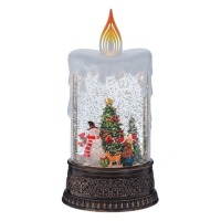 XMAS Новогодний ночник «Свеча со снеговиком» WDL-23016B