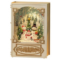 XMAS Новогодний ночник «Книга» WDL-24023B (белый)