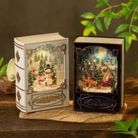 XMAS Новогодний ночник «Книга» WDL-24023B (белый)