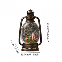 XMAS Новогодний ночник «Винтажный фонарь» WDL-24028A (27,9 см)