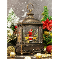XMAS Новогодний ночник «Винтажный фонарь» WDL-24073A (27 см)