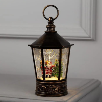XMAS Новогодний ночник «Винтажный фонарь» WDL-24077B (27,3 см)