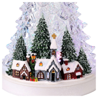 XMAS Новогодний ночник «Ёлка с Санта-Клаусом» WDL-24080A (32 см)