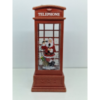 XMAS Новогодний ночник «Телефонная будка» WDL-25002A (25 см)