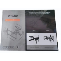 Поворотное настенное крепление для ТВ 55–85" V-Star S65