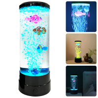 Ночник «Аквариум с плавающими рыбками» (Bubble Lamp, 7 цветов)