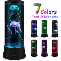 Ночник «Аквариум с медузами» (Luminous Jellyfish Lamp, 7 цветов)