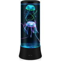Ночник «Аквариум с медузами» (Luminous Jellyfish Lamp, 7 цветов)