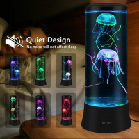 Ночник «Аквариум с медузами» (Luminous Jellyfish Lamp, 7 цветов)