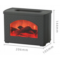 Увлажнитель-аромадиффузор воздуха «Камин» с подсветкой Fireplace Humidifier 915