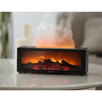 Увлажнитель-аромадиффузор воздуха «Камин с пламенем» Flame Fireplace Aroma Diffuser A4