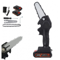Аккумуляторная цепная мини-пила Chainsaw 24V, 6" (в кейсе, 2 аккумулятора)